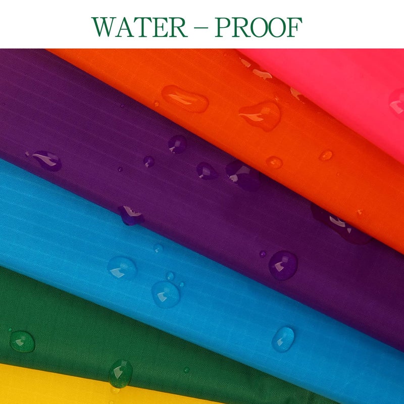 C COMCROSFLY 8Pcs 40D Ripstop Nylon Fabric, 59" Wide x39 Length Waterproof Durable Airtight Lightweight Fabrics for Kite Inflatable Flag Tarp Cover Tent DIY - Image 4